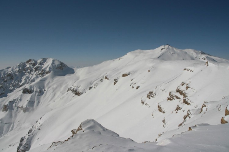 View from a ski tour in Dizin.     Photo: Andreas Bengtsson