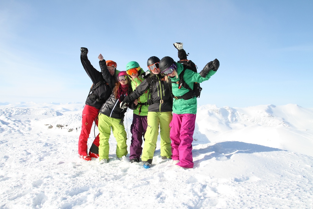 Heliski Riksgrnsen. Foto: Carl Lundberg