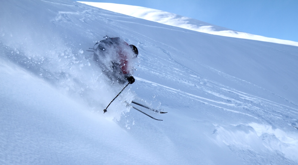 Heliski Riksgrnsen 29 Mars. Photo: Carl Lundberg