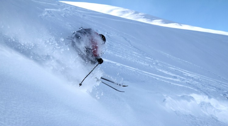 Heliski Riksgränsen 29 Mars. Foto: Carl Lundberg