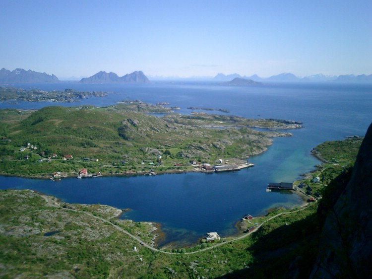 The small fishing village Kallen, Lofoten, Norway.    Photo: Andreas Bengtsson