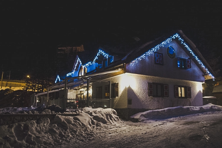 The golf club in the ski resort has a good restaurant. Feb 10 2010. Photo: Andreas Bengtsson