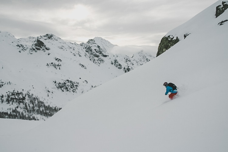 Powder to the end of the day. 3rd of Feb 2009. Photo: Andreas Bengtsson