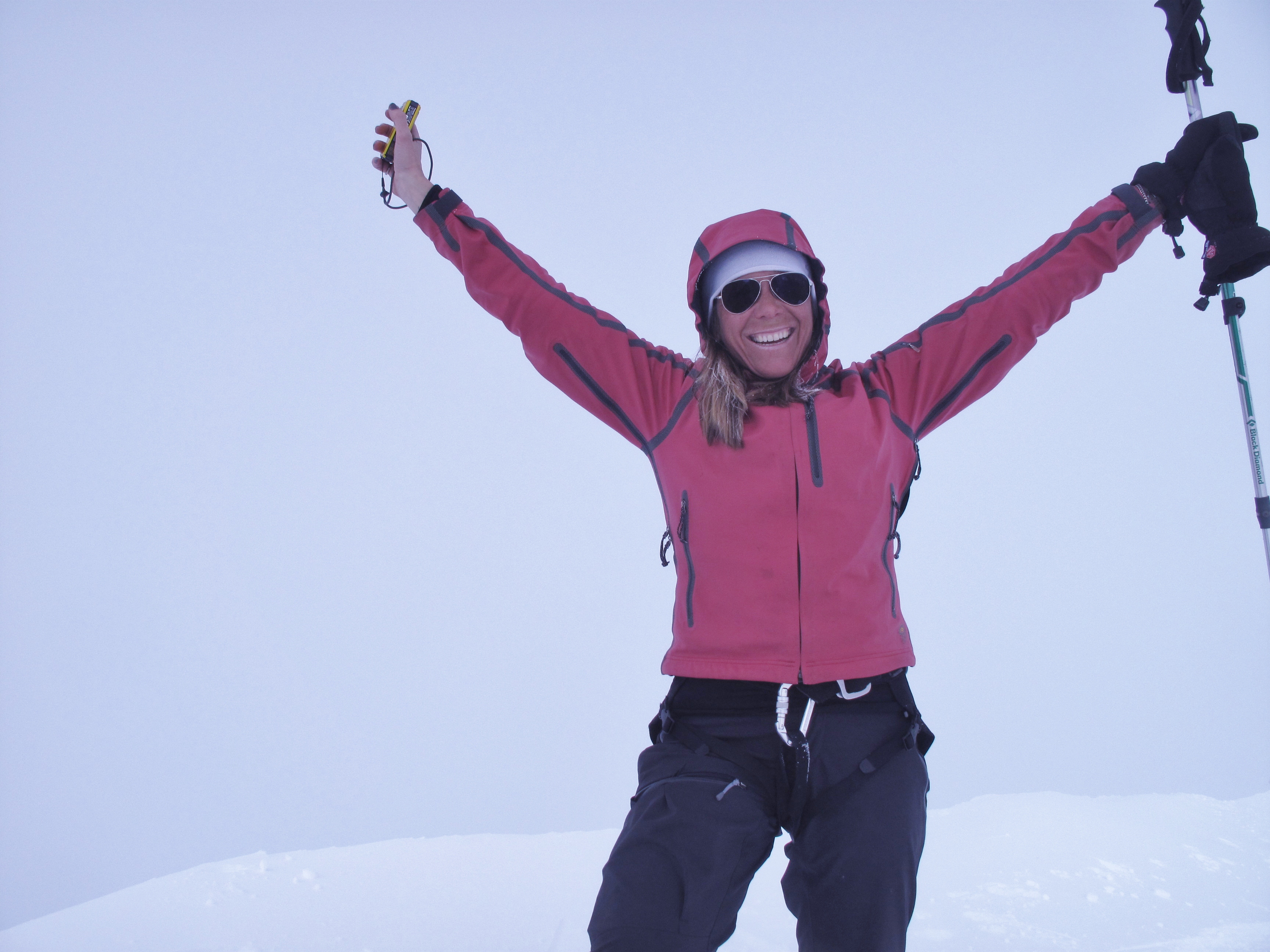 P toppen av Sverige. Ski touring Kebnekaise 7 April 2011. Foto: Magnus Strand