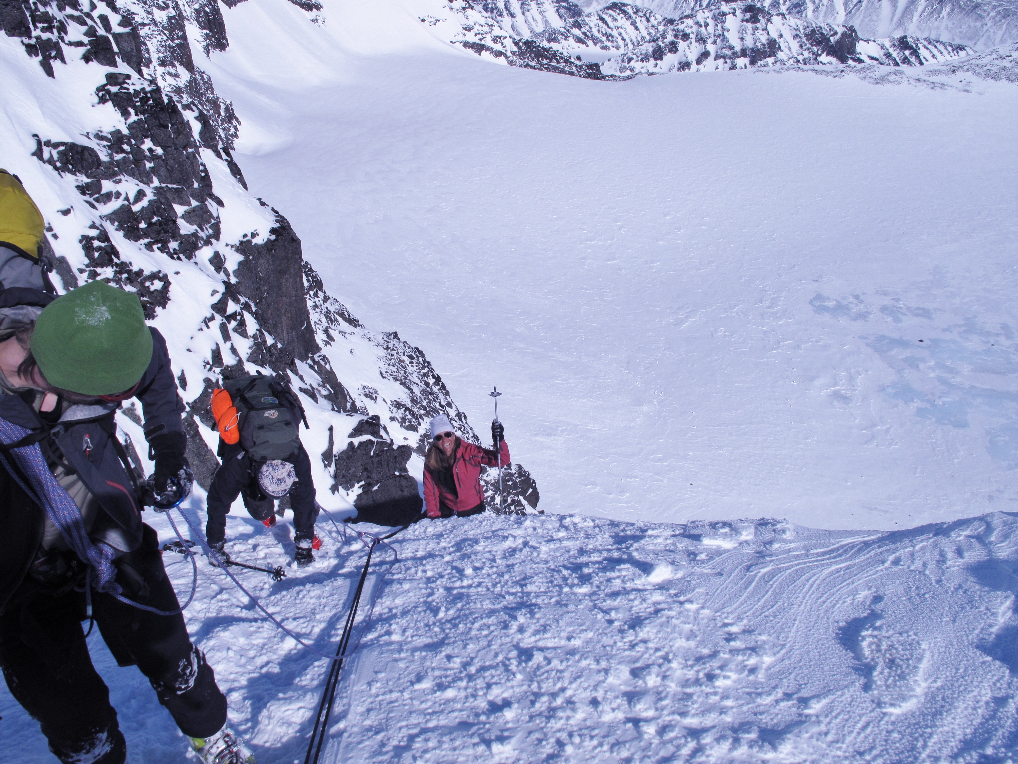 Coming up stra leden. Ski touring Kebnekaise 7 April 2011 Photo: Magnus Strand