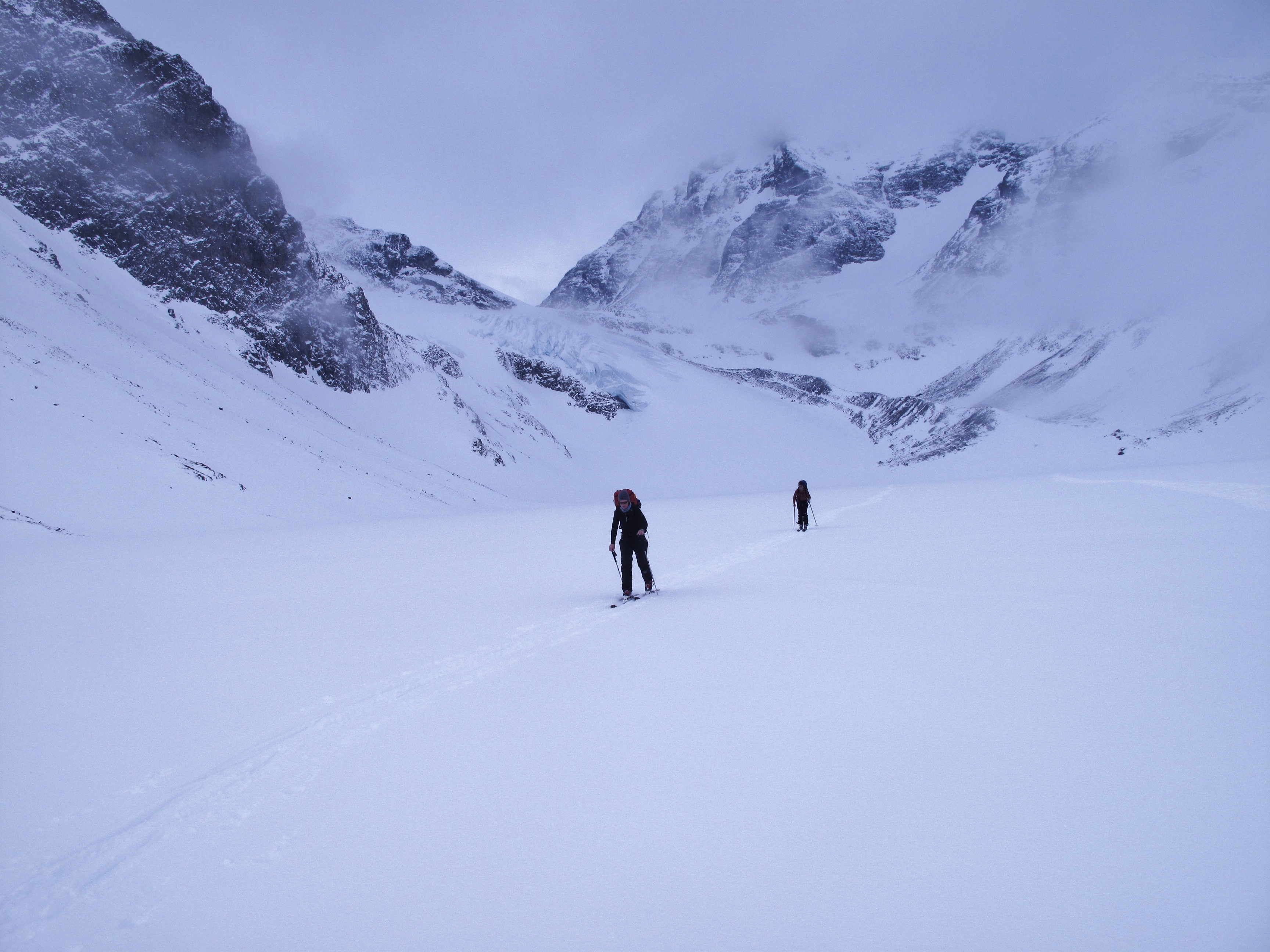 Soon in the Tarfala hut after a wonderful decent. Ski touring Kebnekaise 6 April 2011 Photo: Magnus Strand