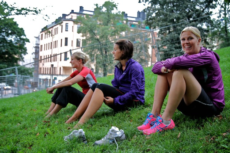 Slackline! Foto: Johanna Feuk