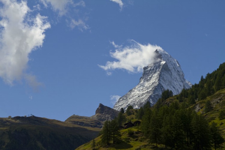 Matterhorn from Zermatt.   Photo: Andreas Bengtsson