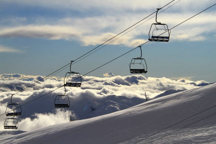 Afternoon light in La Parva. Photo Andreas Bengtsson