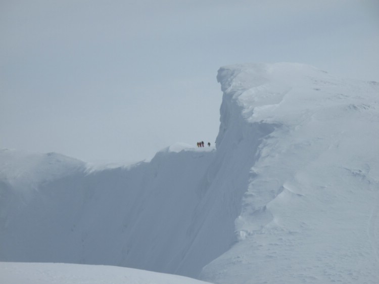 Above the Narvik skilift. A litte bit of skinning gives 1000m vertical!  Photo: Magnus Strand