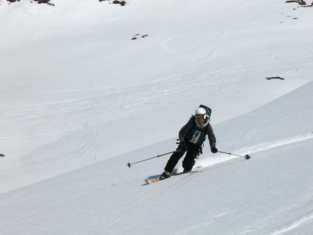 Earn your turns hela veckan lng. Foto Christian Trk.