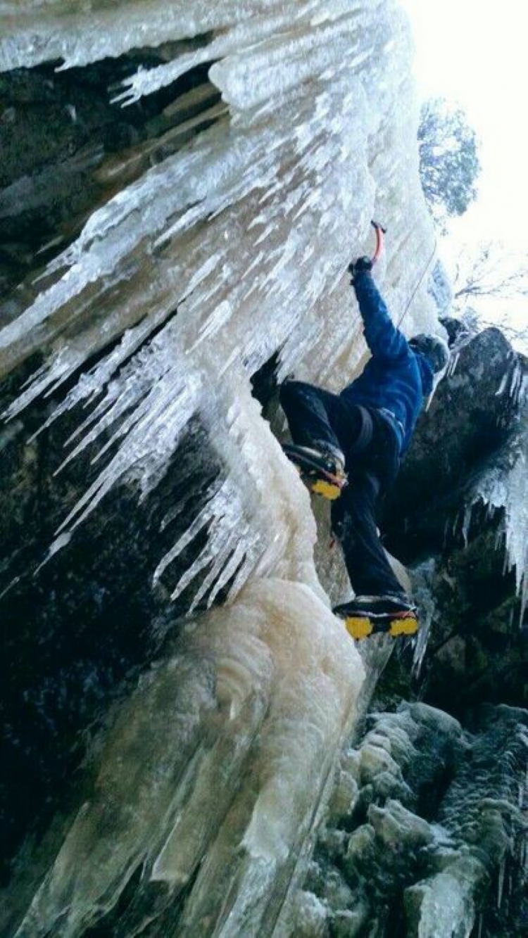 Ice climbing