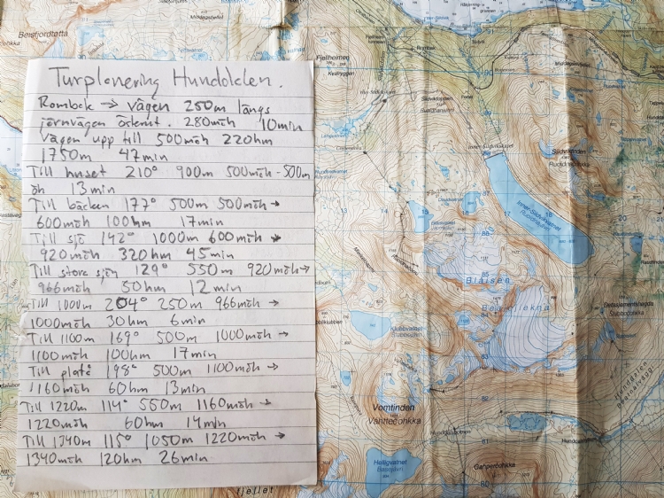 Map and route planing