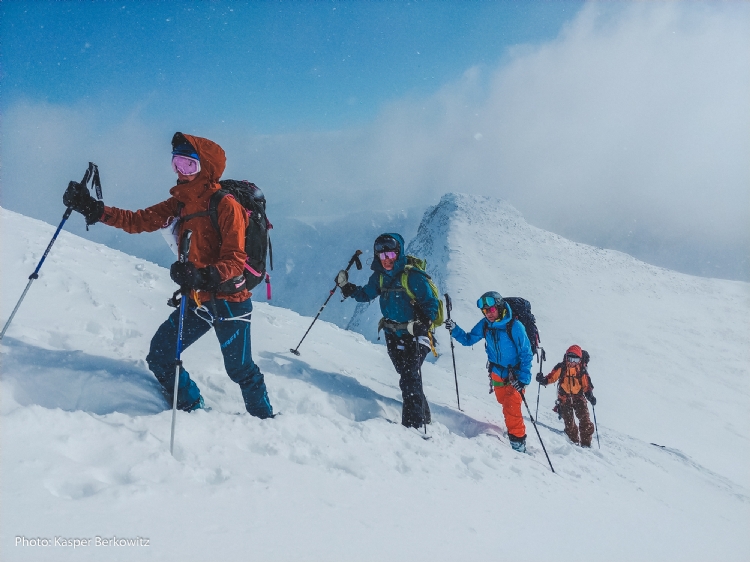 Ski touring in Kebnekaise