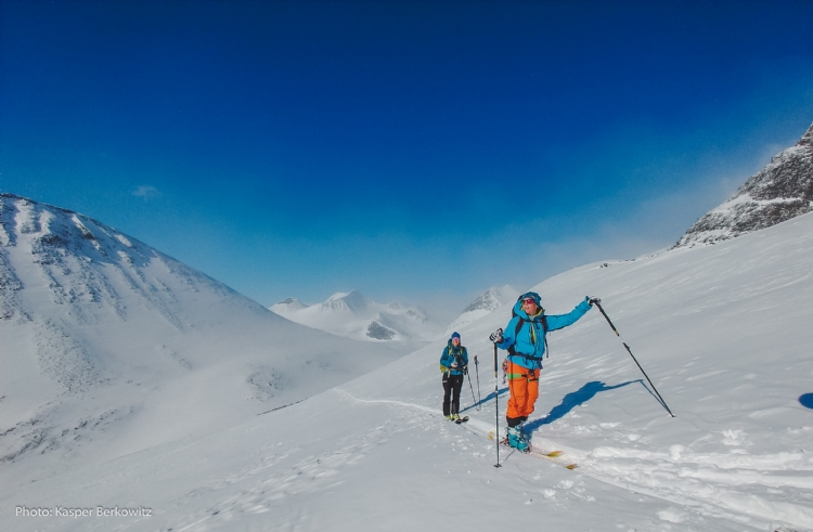 Ski touring in Kebnekaise