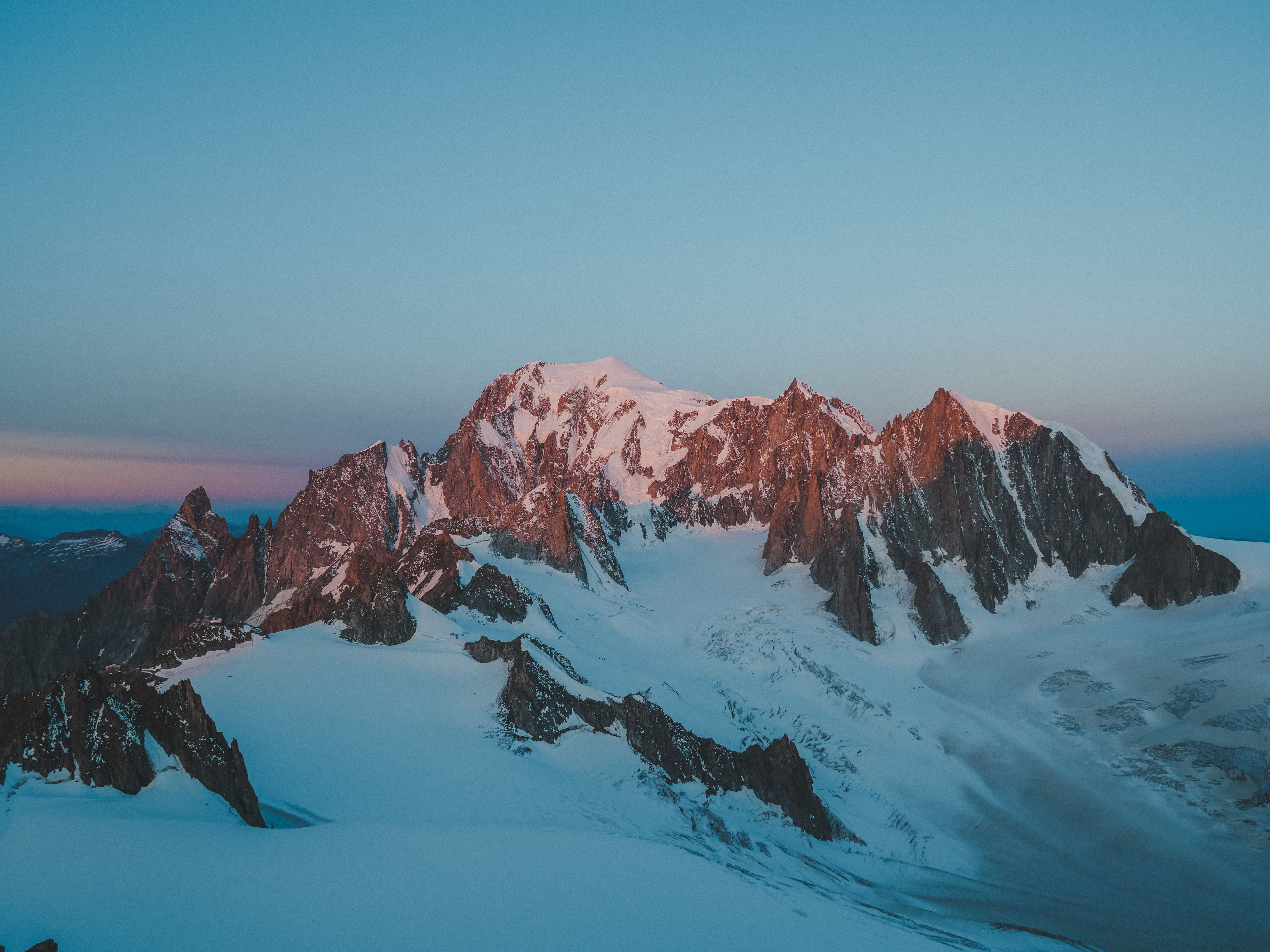 Soluppgng ver Mont Blanc, foto Emma Svensson
