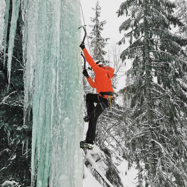 Ice climbing