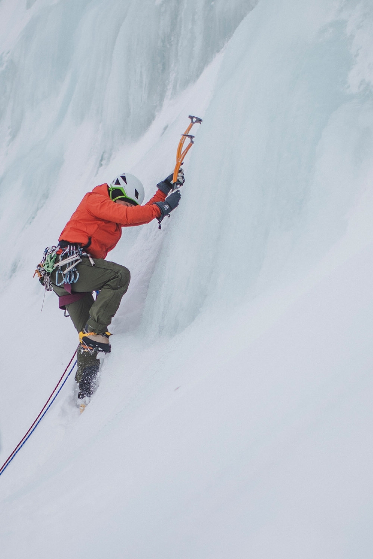 Ice climbing