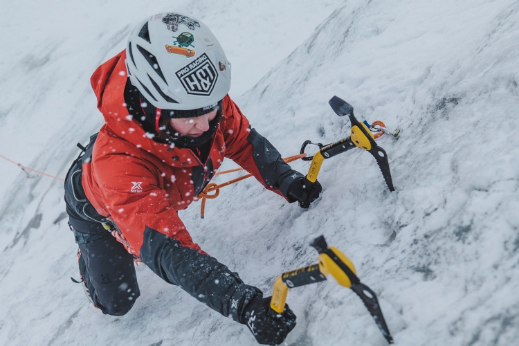 Ice climbing