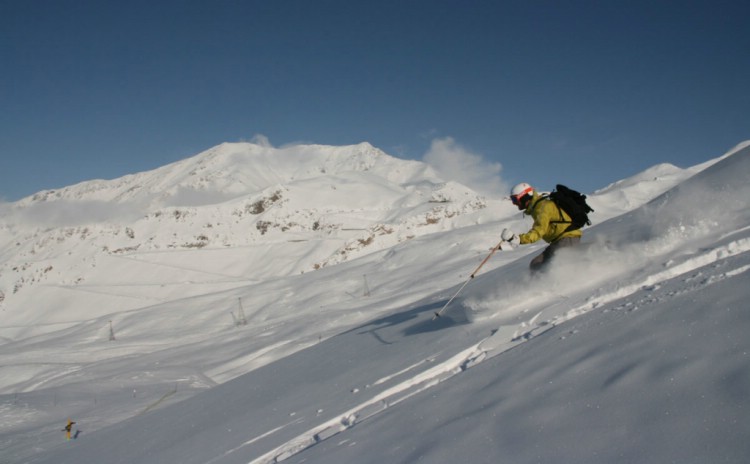 Per Wester in Dizin. Photo: Andreas Bengtsson