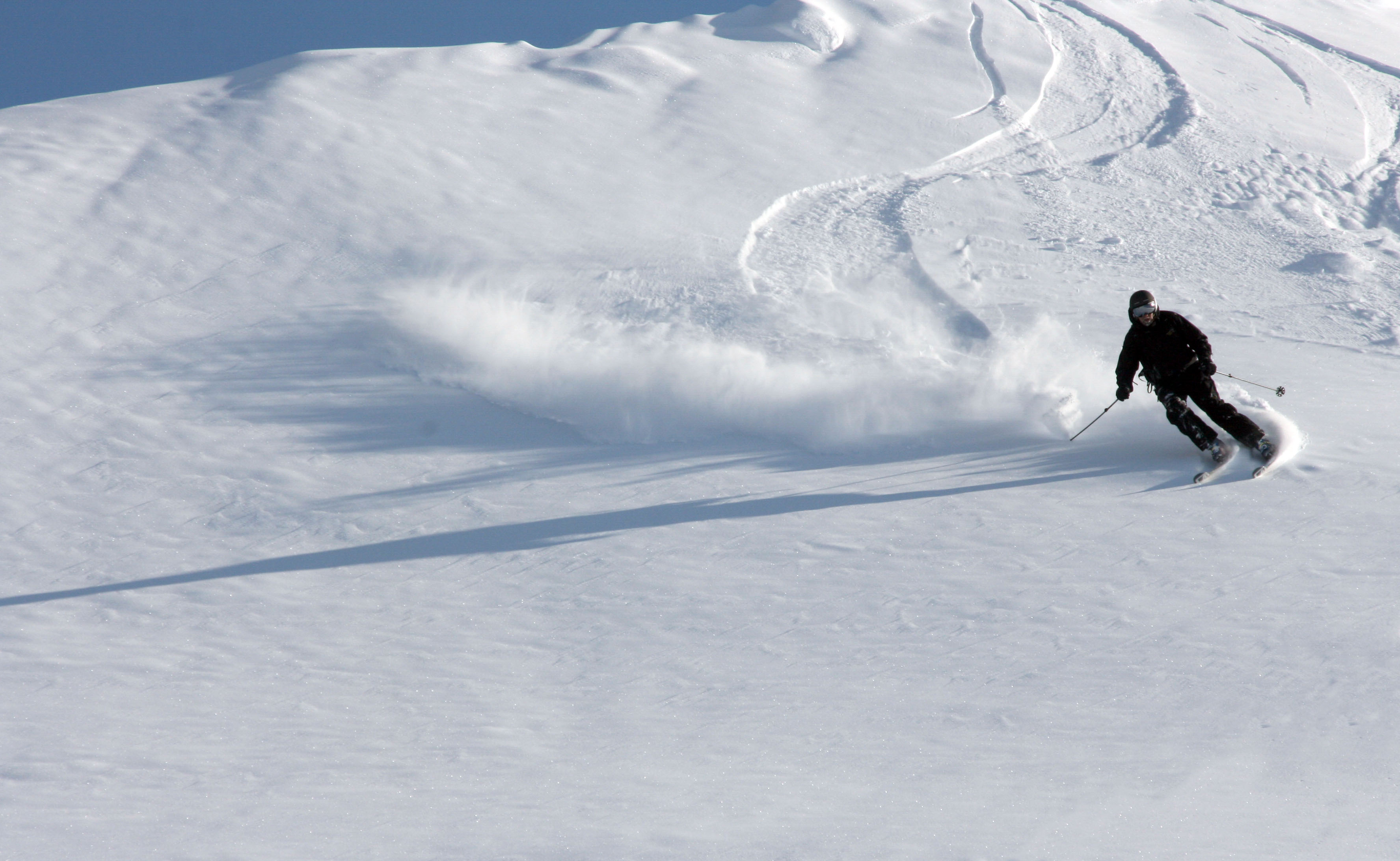 Jonas Elde in Dizin.     Photo: Andreas Bengtsson