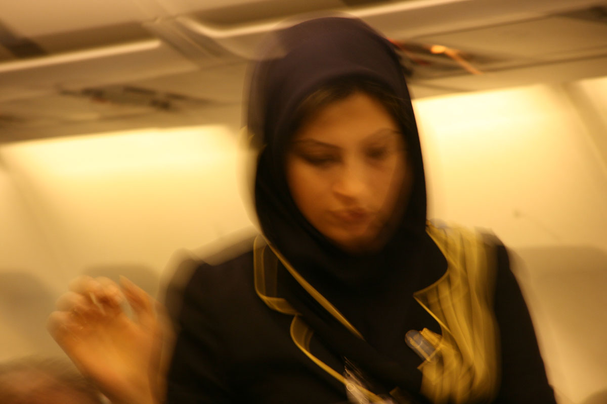 Stewardesse at Iran Air.      Photo: Andreas Bengtsson