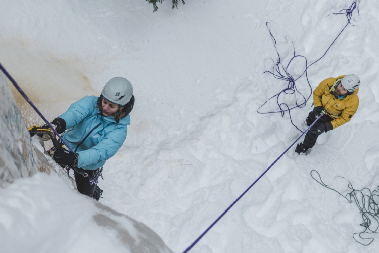 Ice climbing