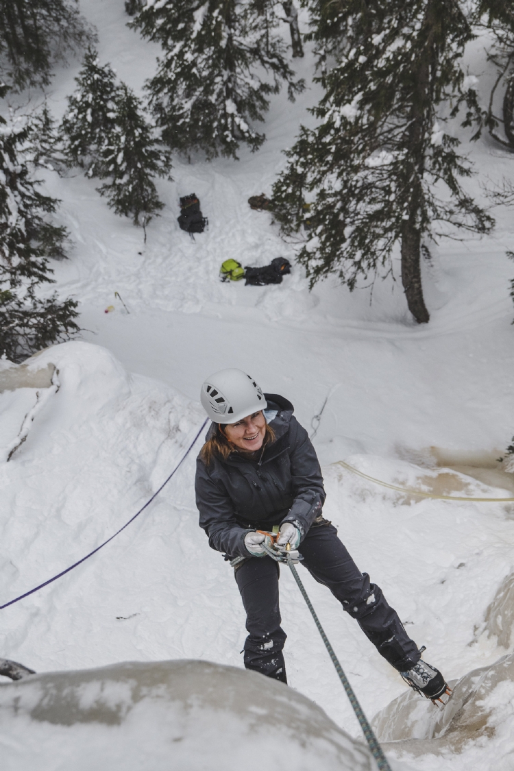 Ice climbing