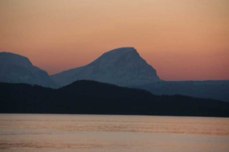 5 timmar solnedgång och soluppgång på en gång.      Foto: Andreas Bengtsson