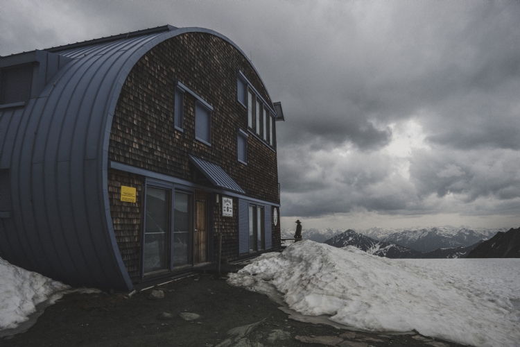 Utsikt från toppen av Gran Paradiso!