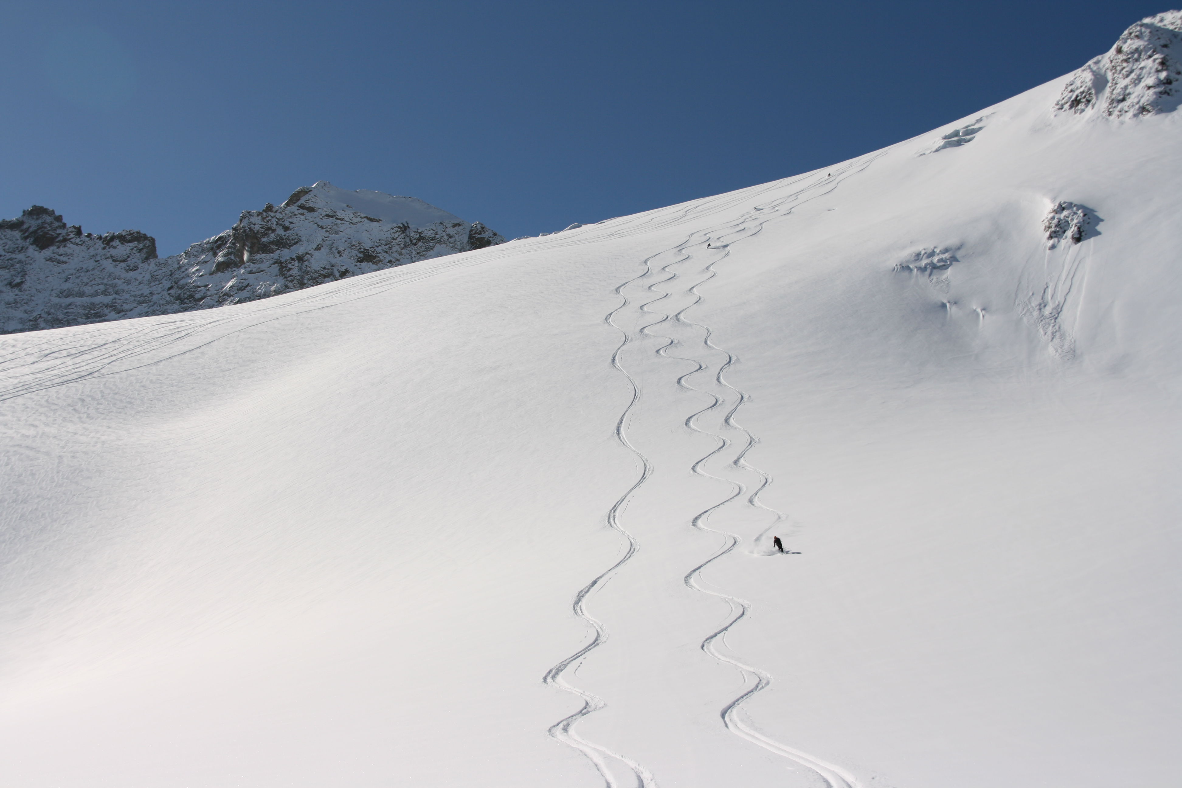 En bra anledning att ka till La Grave.    Foto: Andreas Bengtsson