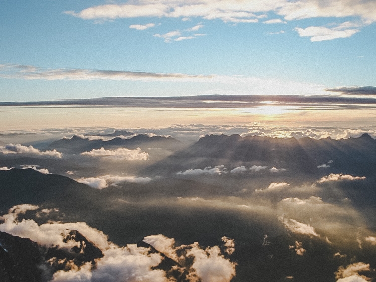 View from the Goutier hut. Photo: Andreas Bengtsson