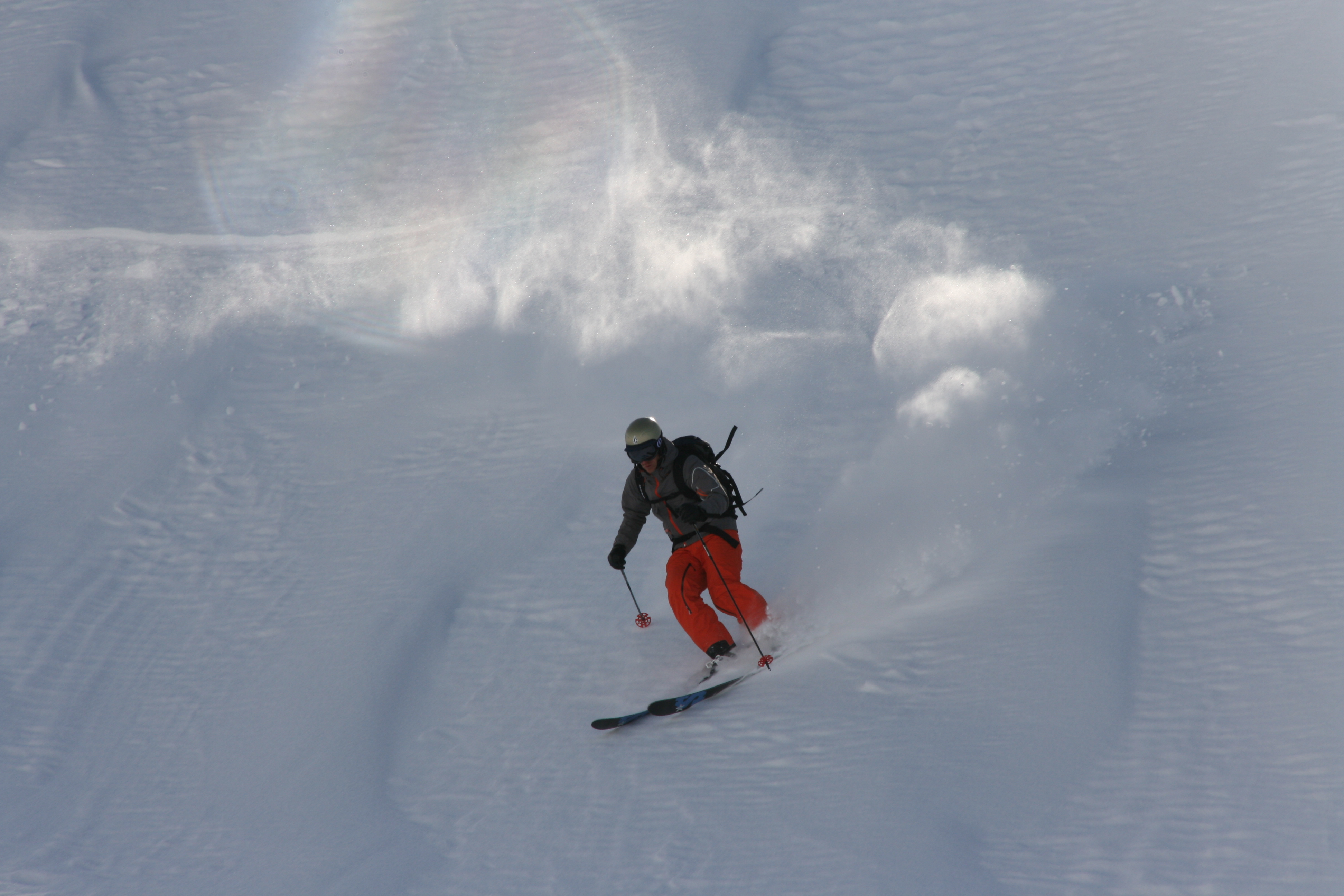 Heli ski Riksgrnsen, Sweden 3rd of April 2009.  Photo: Andreas Bengtsson