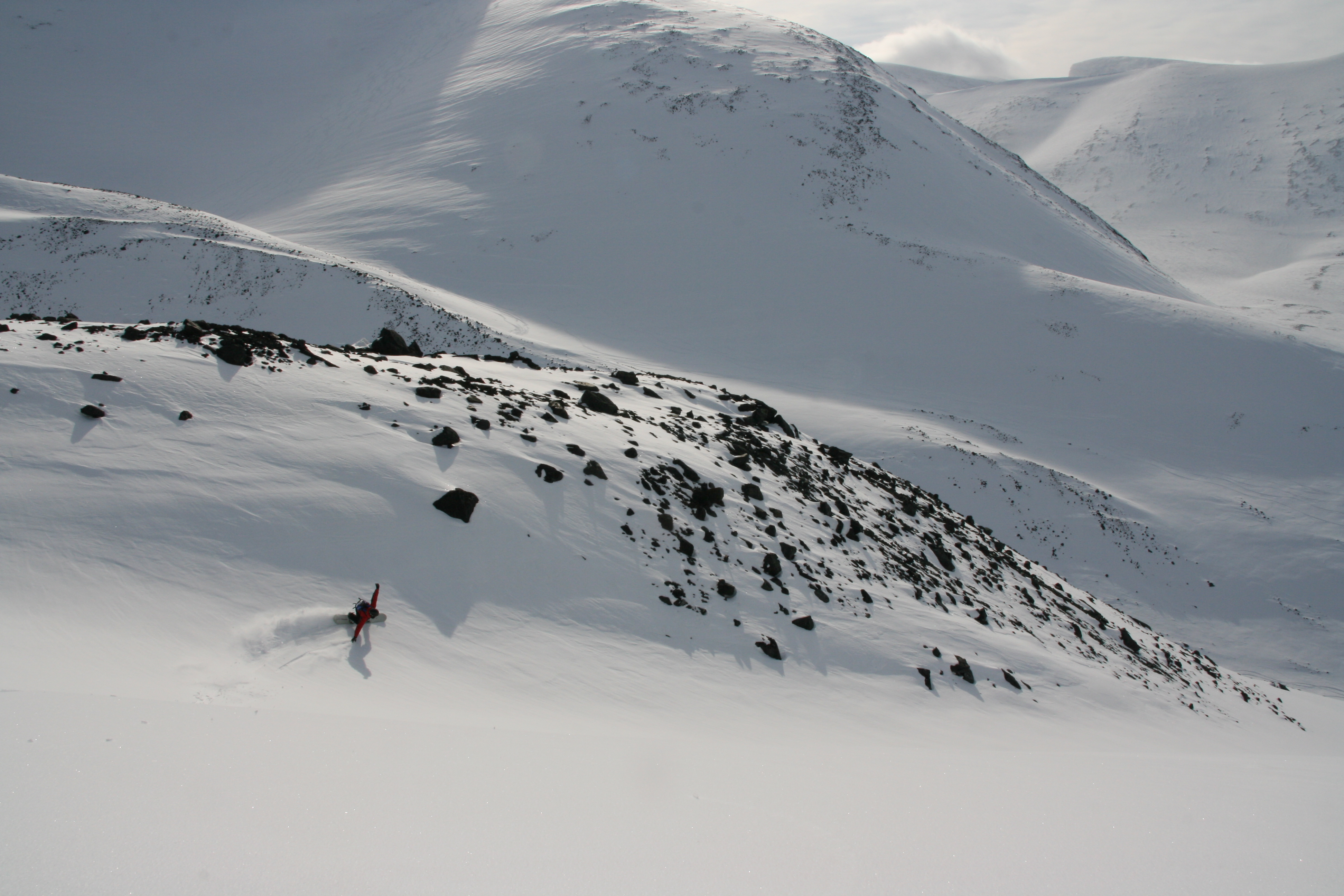  Snowboard och heli i riksgrnsen! 8 april 2009.  Foto: Andreas Bengtsson