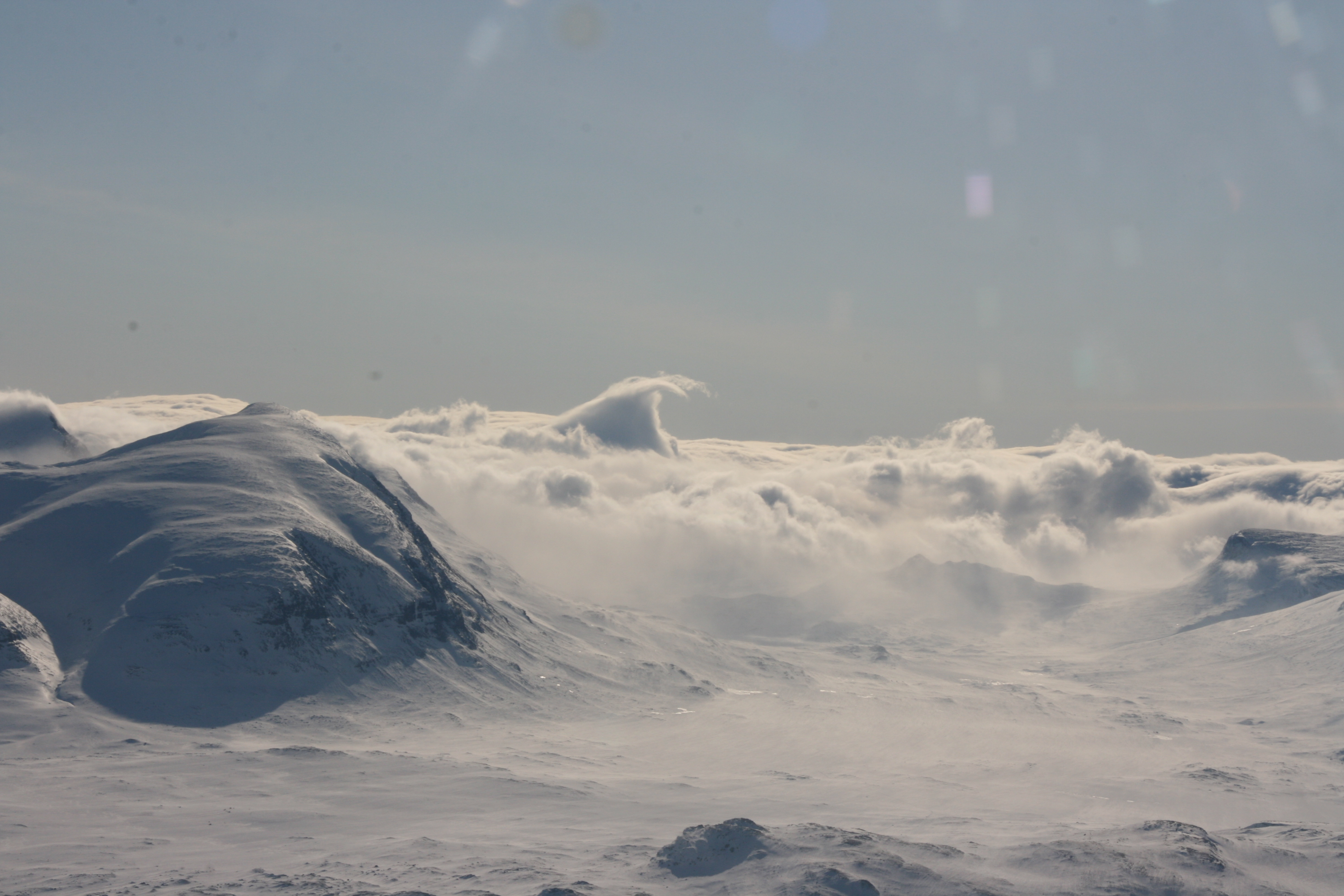  Wave in the sky seen from the helikopter, April 8th 2009. Photo: Andreas Bengtsson