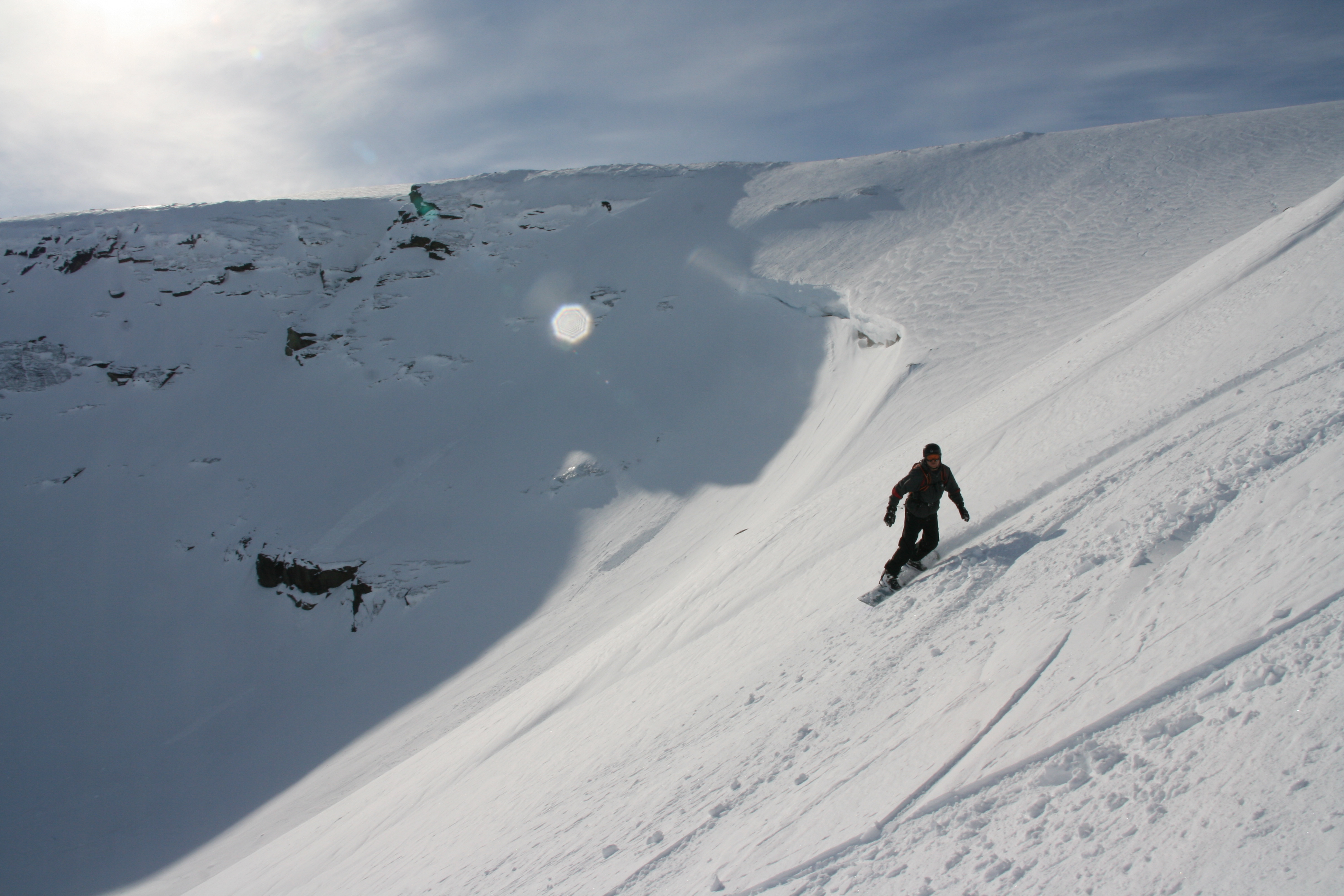 Heliski Riksgrnsen 30 april 2009. Foto: Andreas Bengtsson