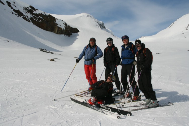 Heliski Riksgränsen May 30, 2009. Photo: Andreas Bengtsson