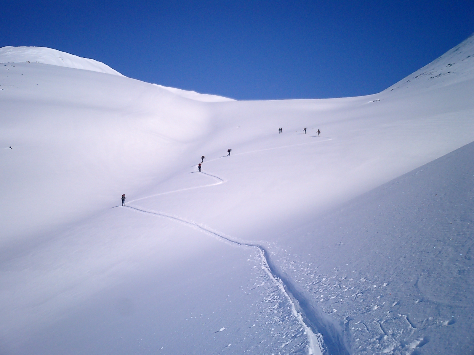 New trail in Powder snow. Photo: Andreas Bengtsson