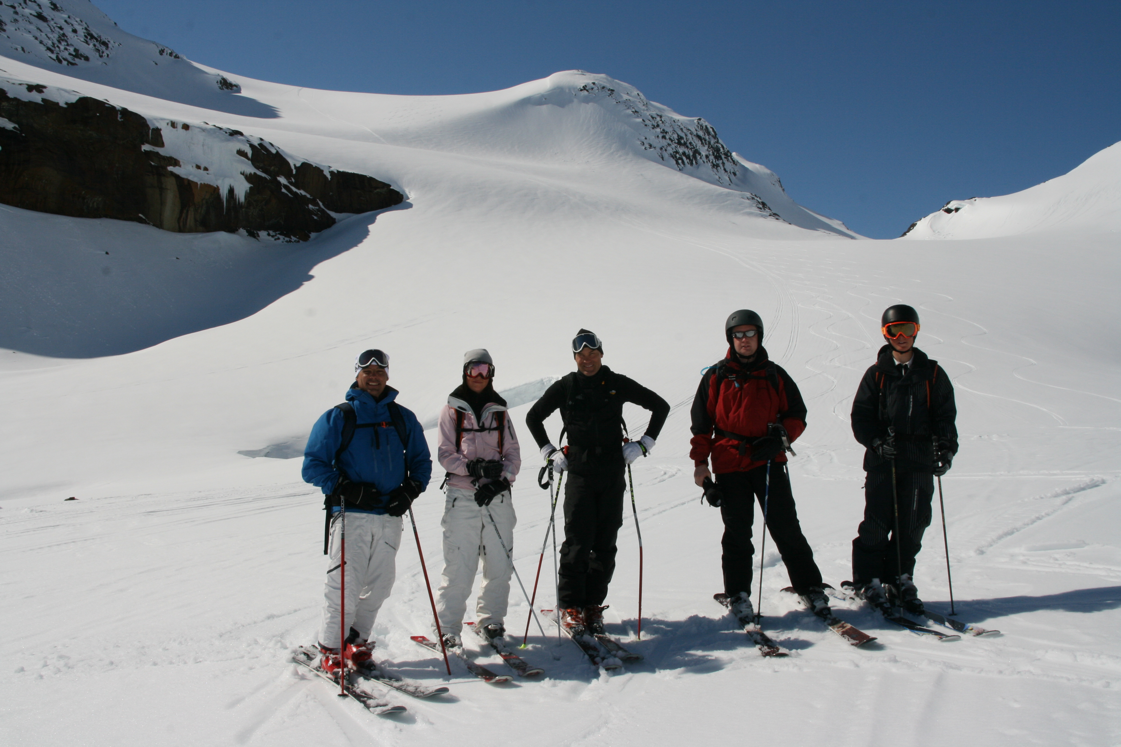 Heliski Riksgrnsen 14 maj 2009. Foto: Andreas Bengtsson