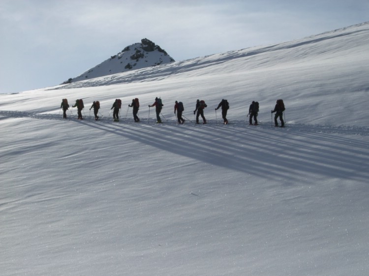 On our way to Pigne d Arolla. Photo: Lars Bergquist