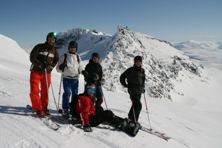 Freeride, Off PIste, Heliskiing, Nordschweden, Riksgränsen, Abisko und Kebnekaise. Photo: Andreas Bengtsson