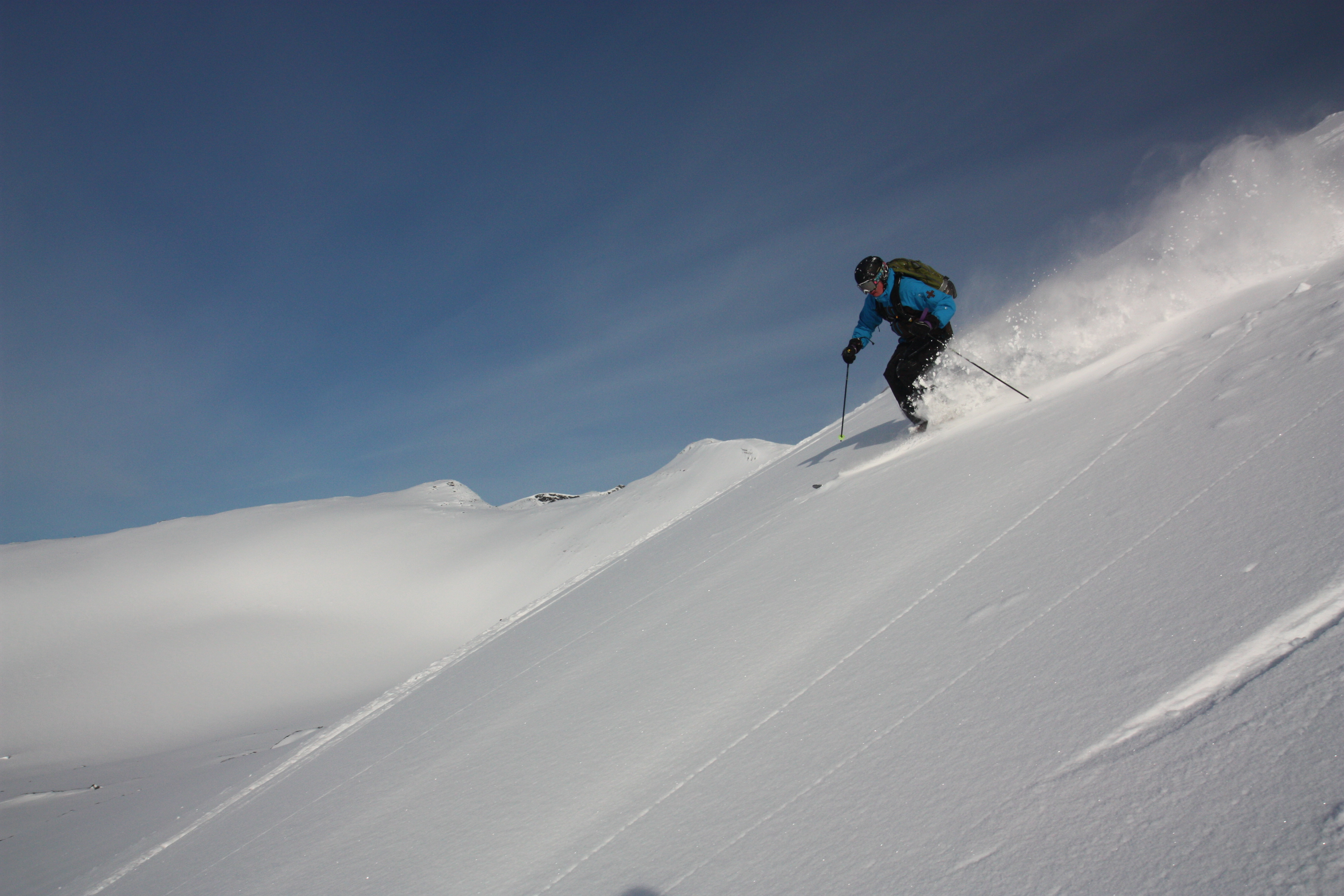 Heliski in Sweden. Riksgrnsen, Abisko and Kebnekaise. Photo: Carl Lundberg