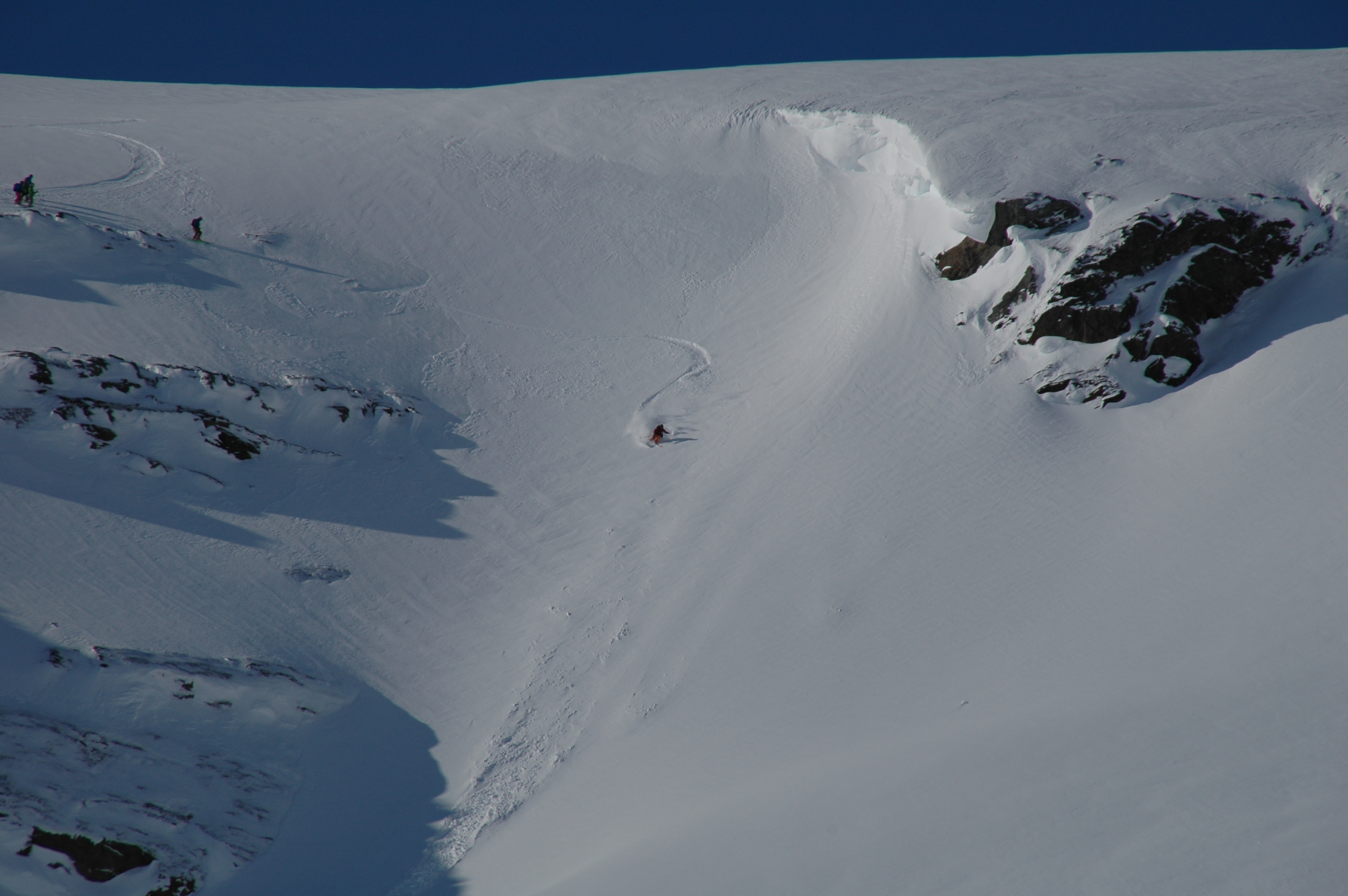 Heliski in Sweden. Riksgrnsen, Abisko and Kebnekaise. Photo: Carl Lundberg