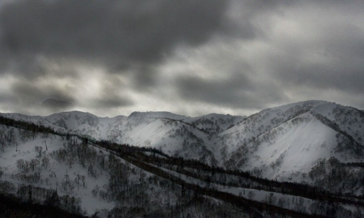 Another snowfall on its way in Hokkaido, Japan. January 8 2010. Photo: Andreas Bengtsson 