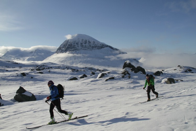 On our way up.  9th April 2010. Photo: Magnus Strand