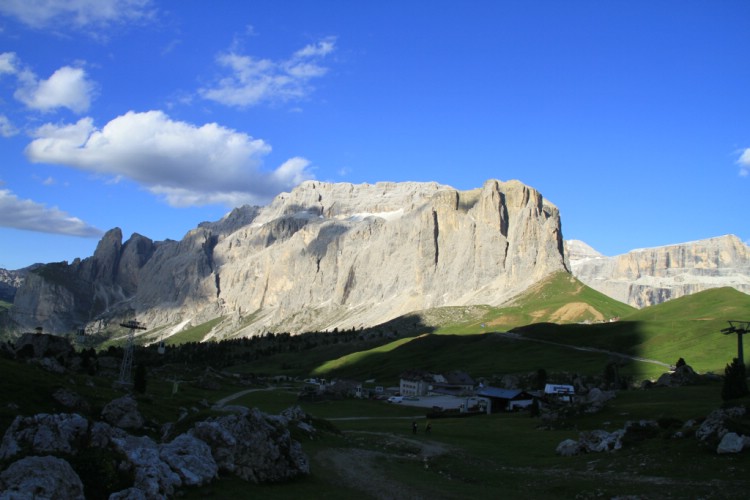 The Sella towers.    July 7 2010 Photo: Andreas Bengtsson