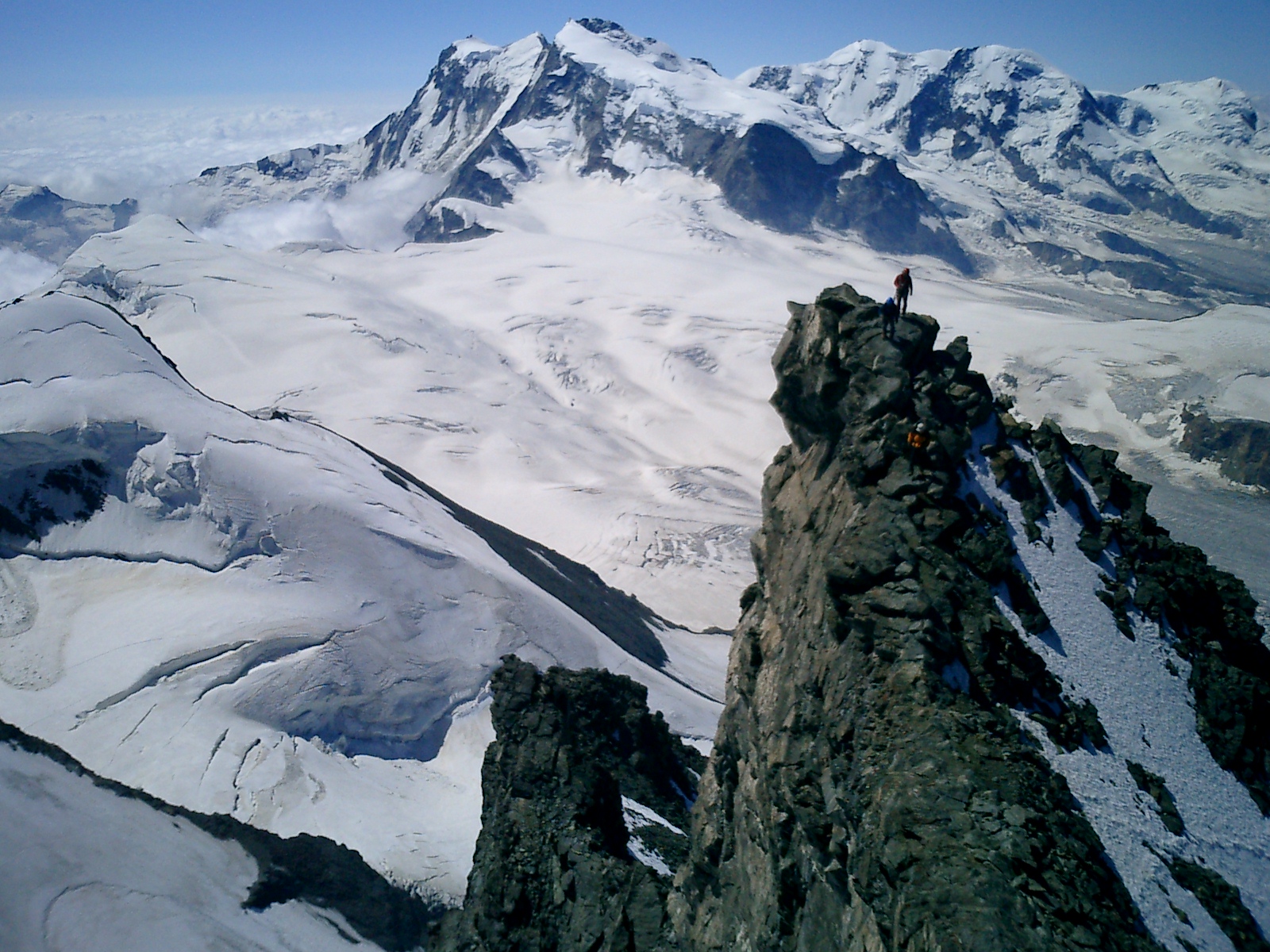 Alpin klippklttring.       Foto: Andreas Bengtsson