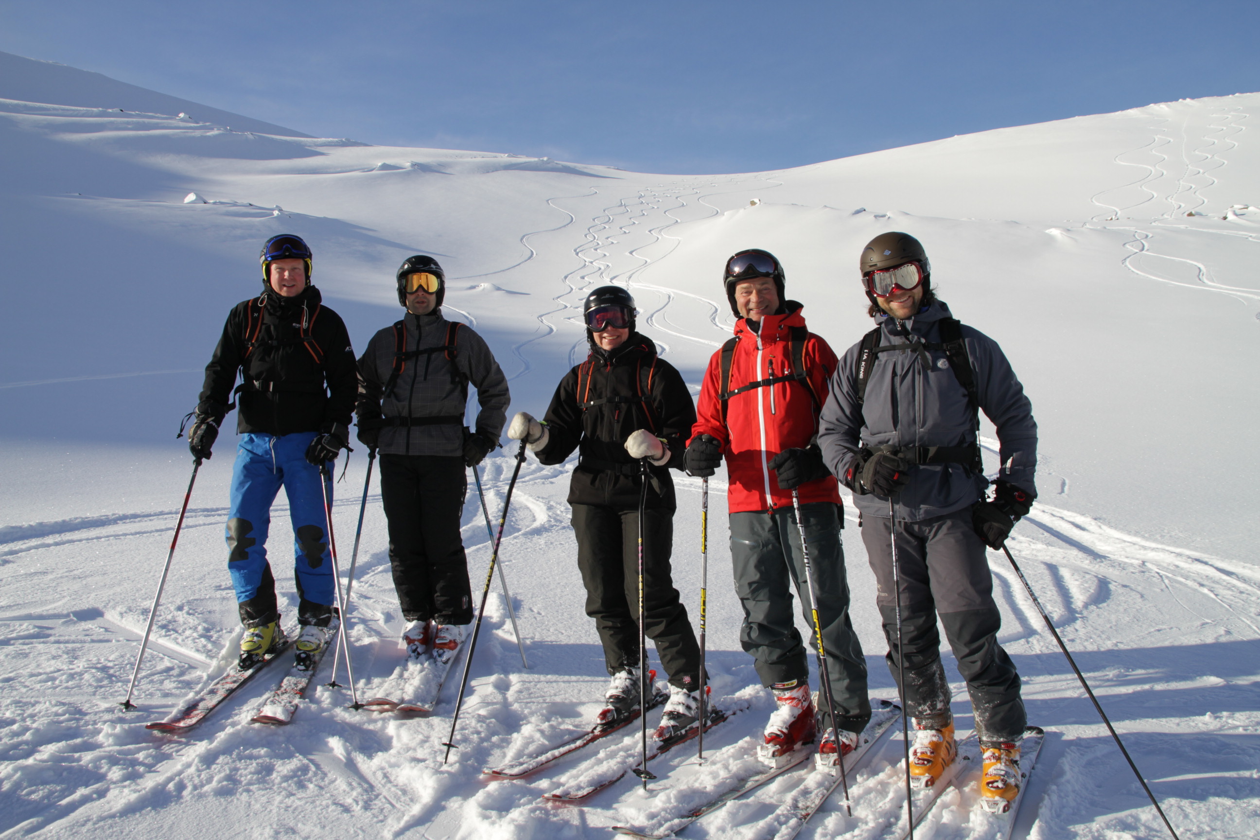 Konferens i Riksgrnsen med bla Heli ski. 